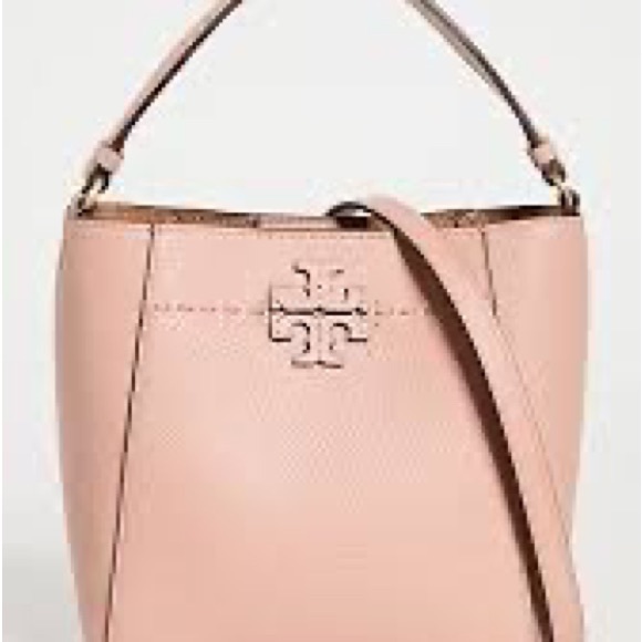Tory Burch McGraw small bucket bag Meadowsweet NEW - Picture 2 of 9